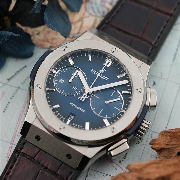 中古)HUBLOT ウブロ クラシック フュージョン クロノグラフ チタニウム