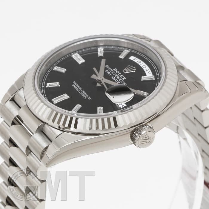 ROLEXデイデイト40腕時計 新品)ROLEX ロレックス デイデイト 40 228239A ブラック（商品ID
