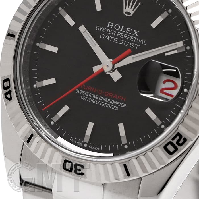 中古)ROLEX ロレックス ターノグラフ 116264 ブラック（商品ID
