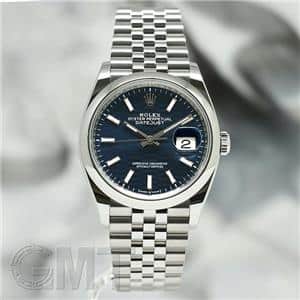 中古)ROLEX ロレックス デイトジャスト 36 126200 ブルー フルーテッド
