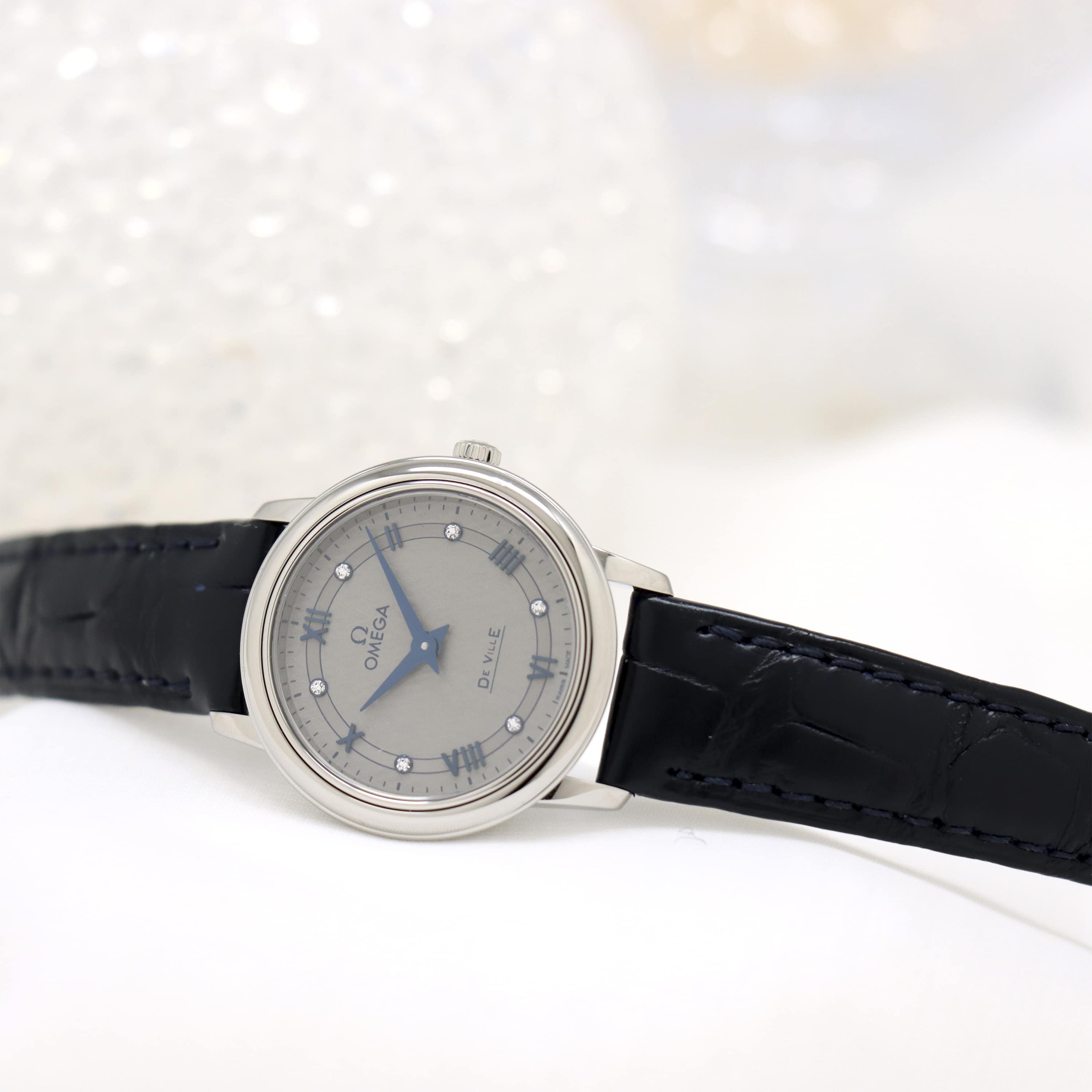 新品)OMEGA オメガ デ・ヴィル プレステージ 27.4mm 424.13.27.60 