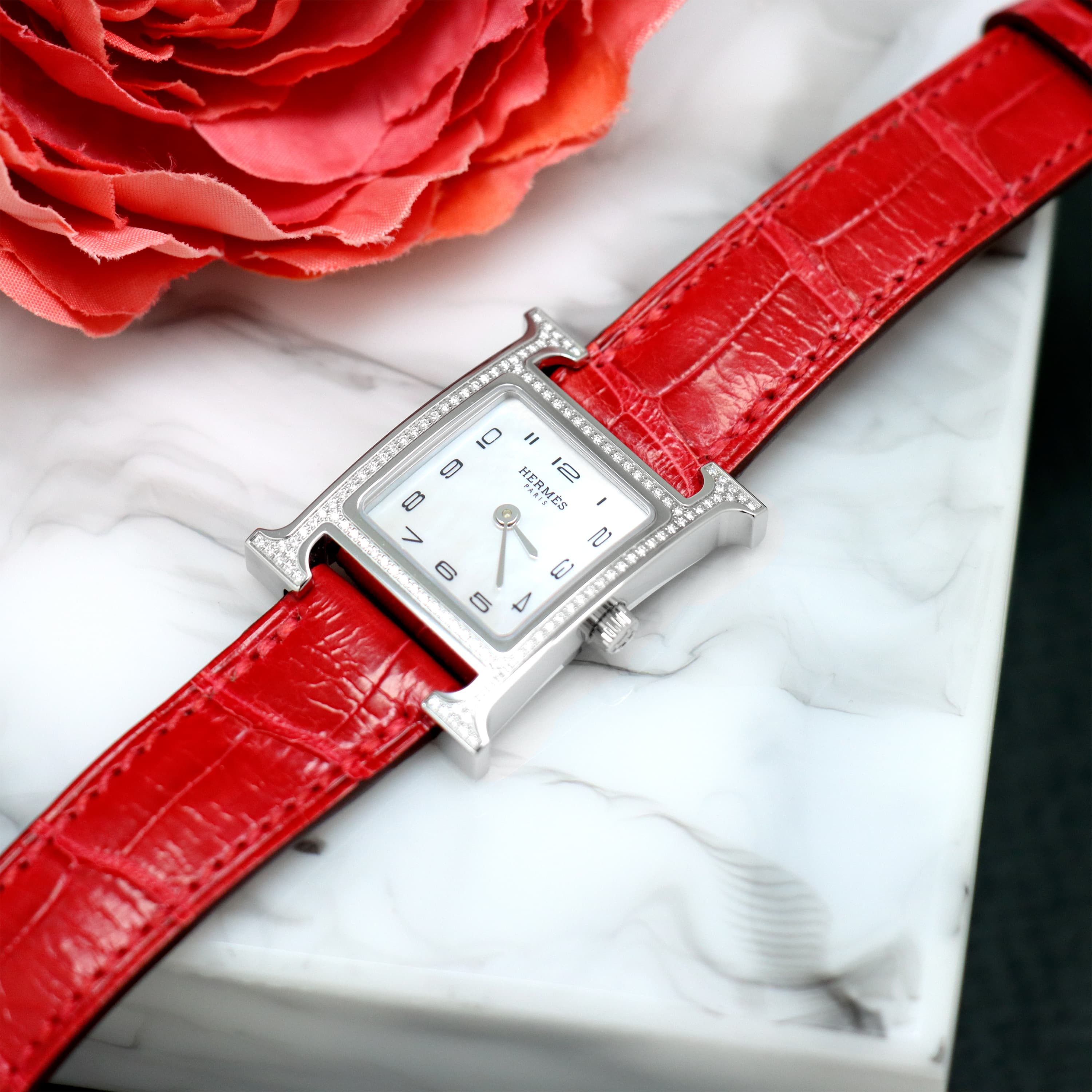 新品)HERMES エルメス Hウォッチ HH1.235.216 047211WW00（商品ID