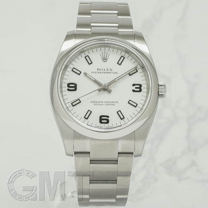 中古)ROLEX ロレックス オイスターパーペチュアル 114200 ホワイト 369
