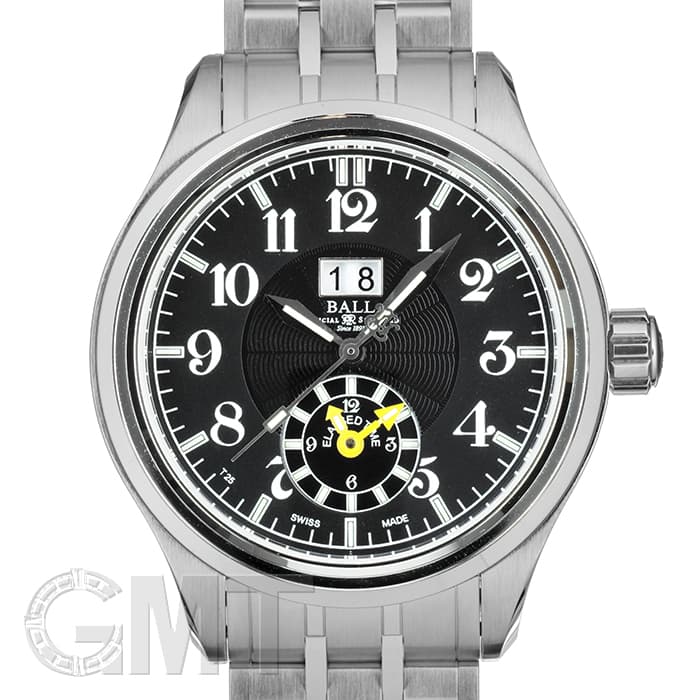 【大特価!!】 中古)BALL WATCH ボールウォッチ トレインマスター デュアル ボール ウォッチ