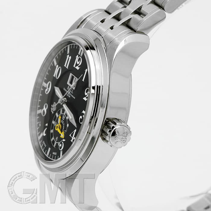 ボールウォッチ トレインマスター　デュアルタイム ビッグデイト 中古)BALL WATCH ボールウォッチ トレインマスター デュアルタイム