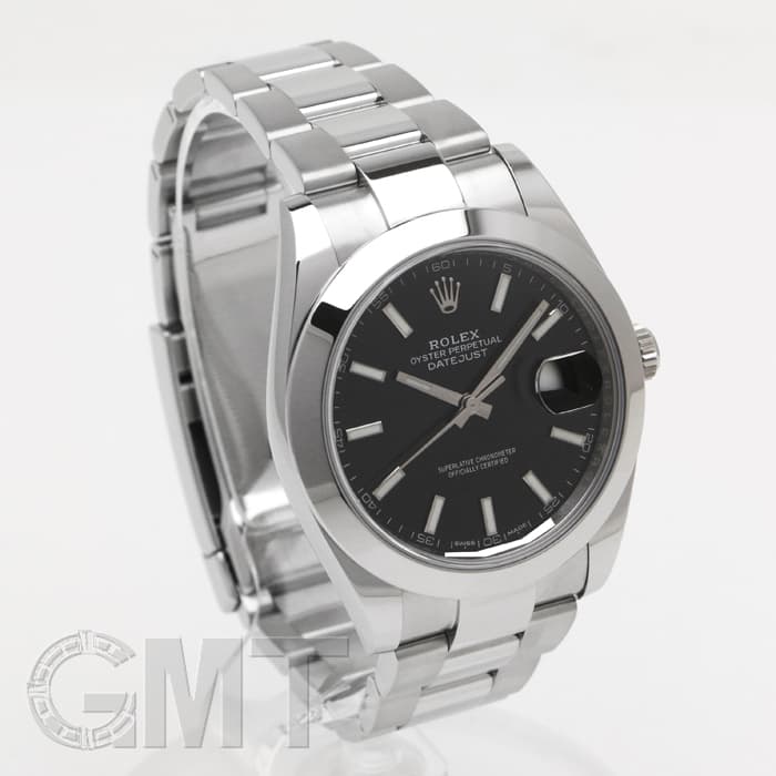 中古)ROLEX ロレックス デイトジャスト 41 126300 ブラック オイスター