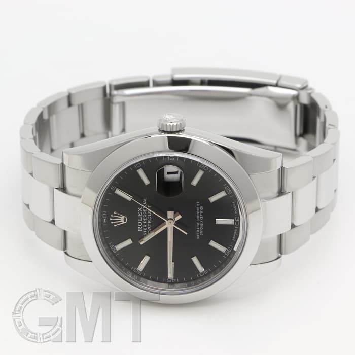 中古)ROLEX ロレックス デイトジャスト 41 126300 ブラック オイスター