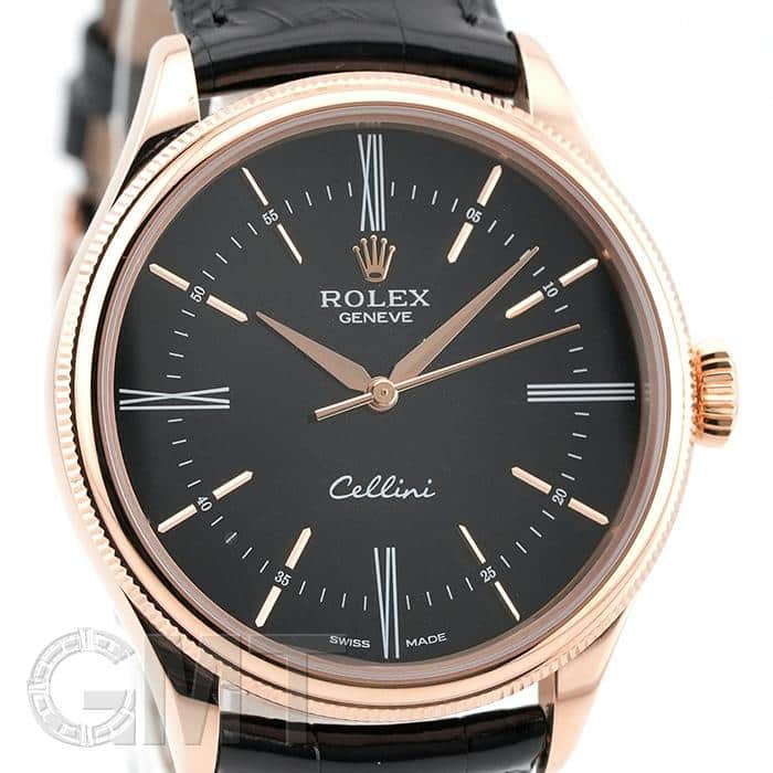 トレーニングミッド 中古)ROLEX ロレックス チェリーニ タイム 50505 ブラック（商品ID