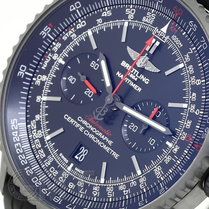 新品)BREITLING ブライトリング ナビタイマー 46 ブラックスチール
