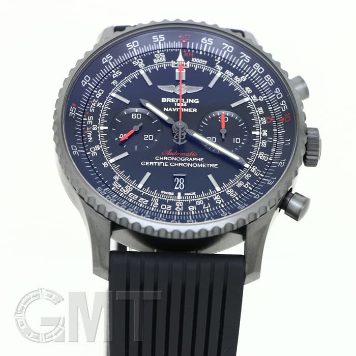新品)BREITLING ブライトリング ナビタイマー 46 ブラックスチール