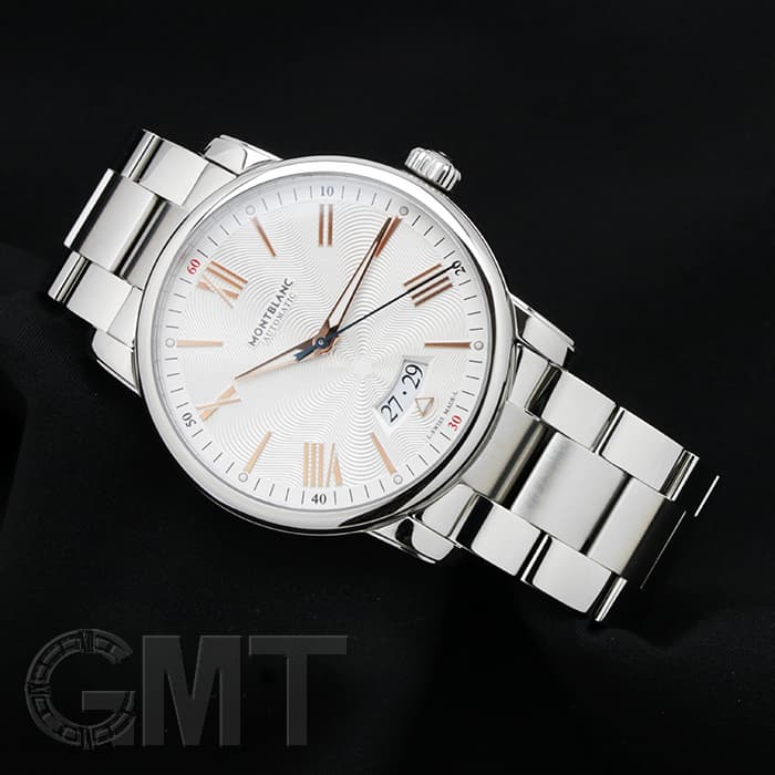 モンブラン マイスターシュテック 4810 時計 ホワイト 新品)MONTBLANC モンブラン スター 4810 デイト オートマティック