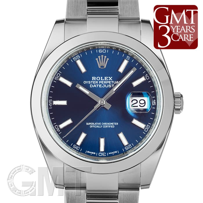 中古)ROLEX ロレックス デイトジャスト 41 126300 ブルー（商品ID