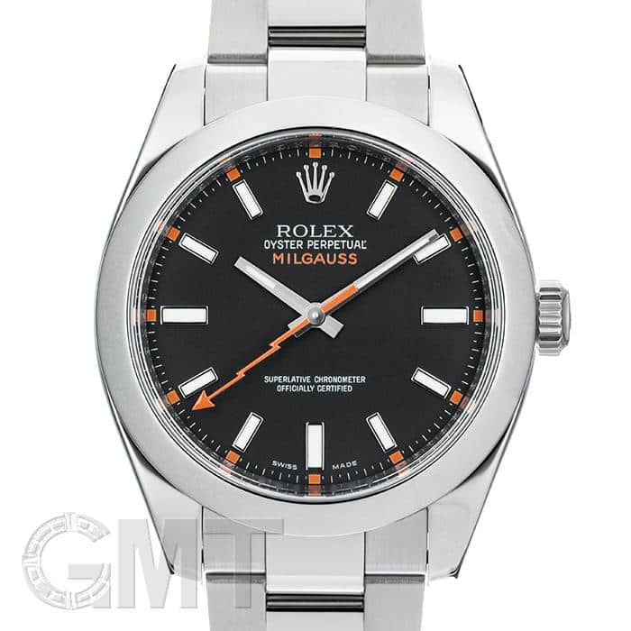 中古)ROLEX ロレックス ミルガウス 116400 ブラック（商品ID 