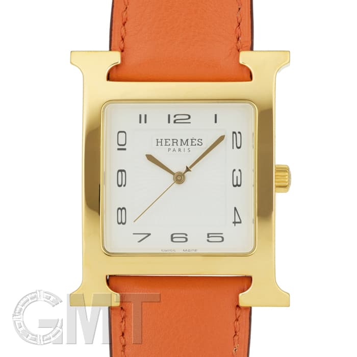 新品)HERMES エルメス Hウォッチ HH1.801.131.WOR Hウォッチ ゴールド