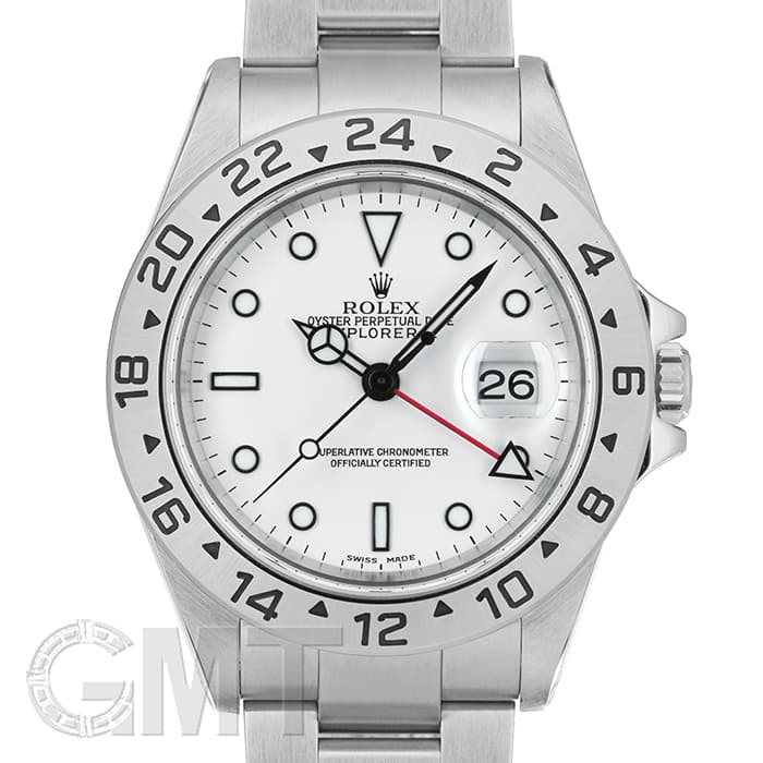 中古)ROLEX ロレックス エクスプローラー II 16570 ホワイト Y番（商品