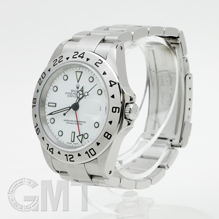 中古)ROLEX ロレックス エクスプローラー II 16570 ホワイト Y番（商品