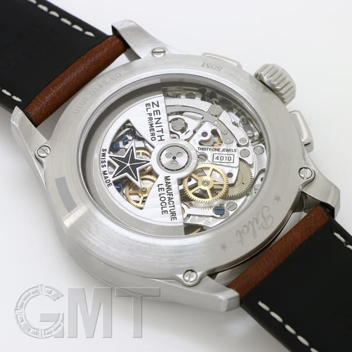 中古)ZENITH ゼニス エル・プリメロ パイロット ビックデイト