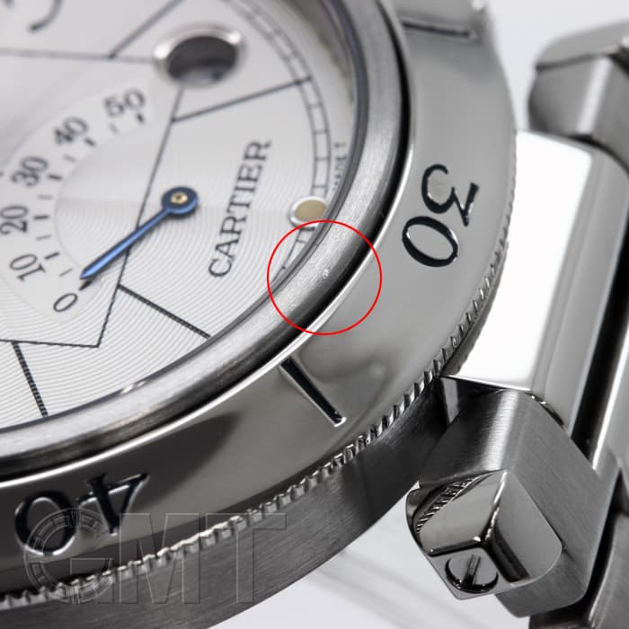 中古)CARTIER カルティエ パシャ GMT パワーリザーブ W31037H3（商品ID