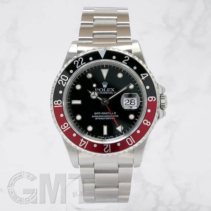 中古)ROLEX ロレックス GMTマスター II 16710 ブラック/レッド（商品ID