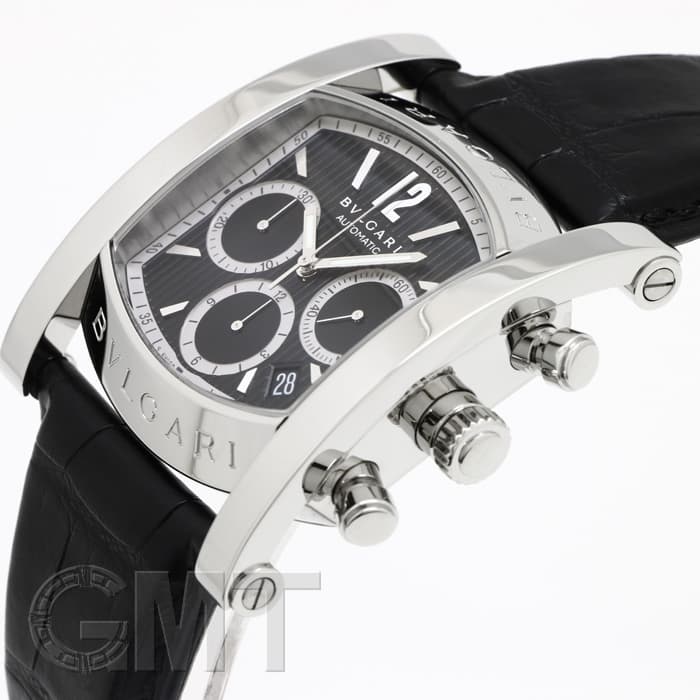 新品)BVLGARI ブルガリ アショーマ クロノグラフ ブラック AA48BSLDCH