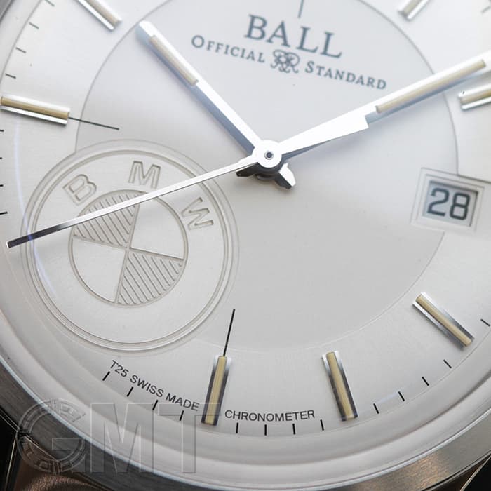 新品)BALL WATCH ボールウォッチ BALL for BMW クラシック シルバー
