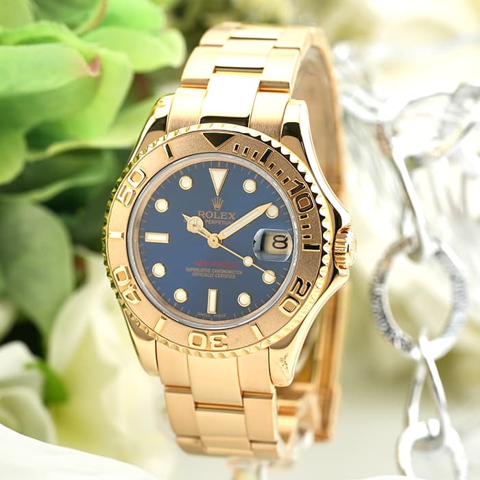 エクスフォリエーター BM-FT5S 中古)ROLEX ロレックス ヨットマスター ボーイズ 35mm 68628 ブルー