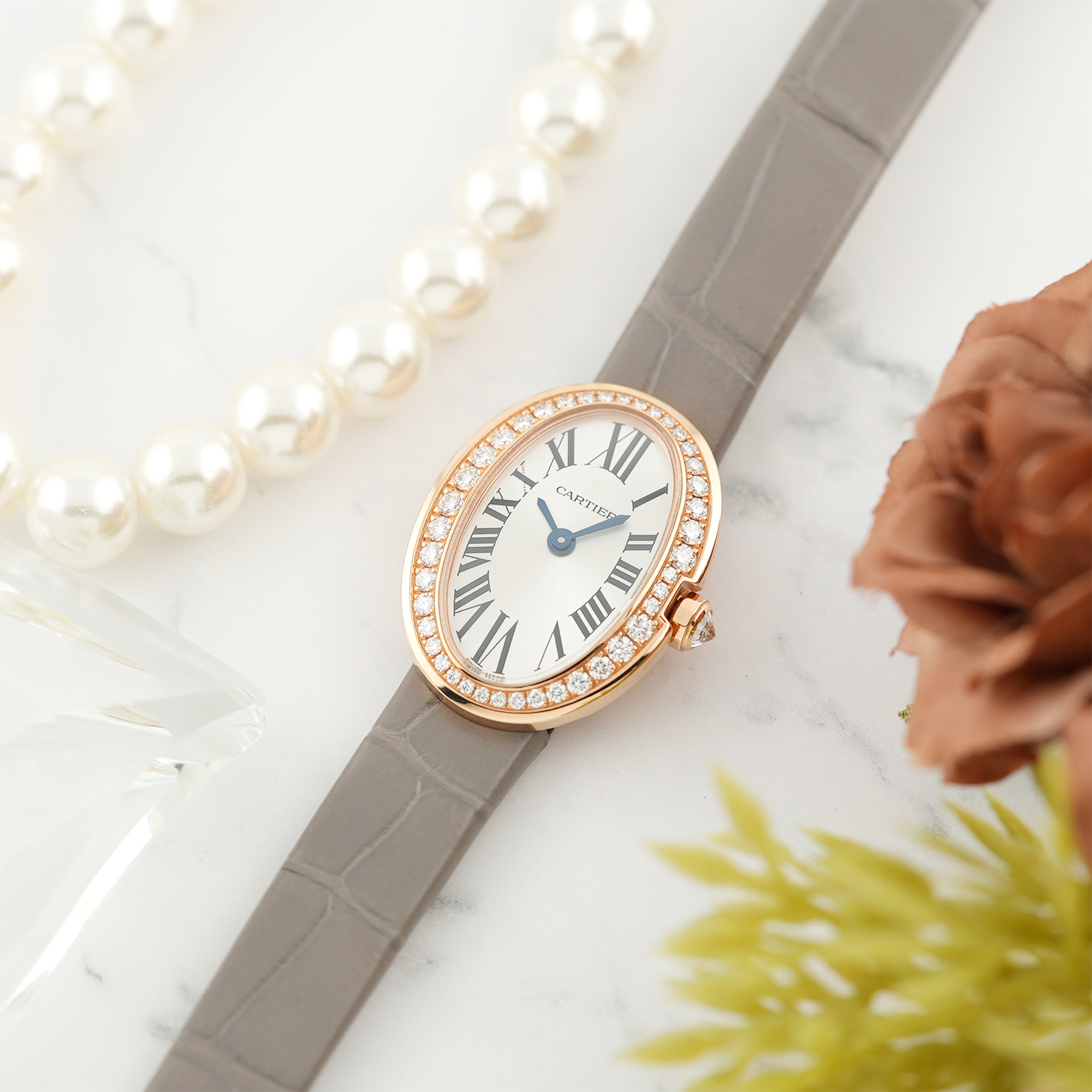 カルティエ ベニュワール 1954 レディース 腕時計 カルティエ cartier｜ベニュワール 18K｜クォーツ ・1990年代製