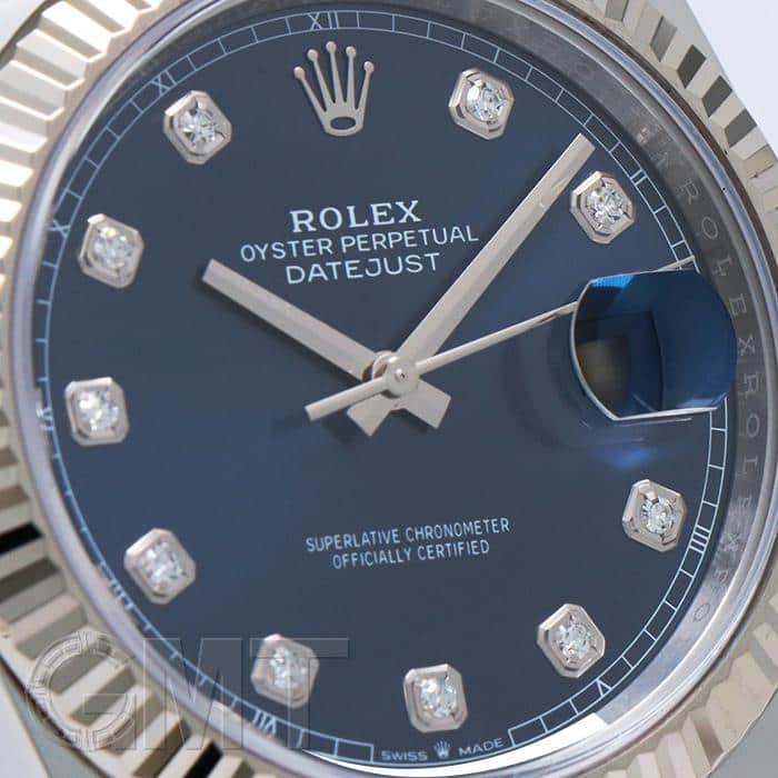 中古)ROLEX ロレックス デイトジャスト 41 126334G ブルー 10P