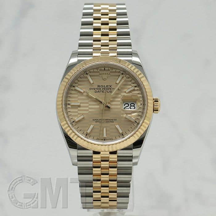 中古)ROLEX ロレックス デイトジャスト 36 126233 シャンパン