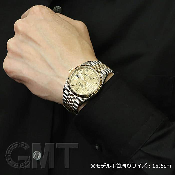 中古)ROLEX ロレックス デイトジャスト 36 126233 シャンパン