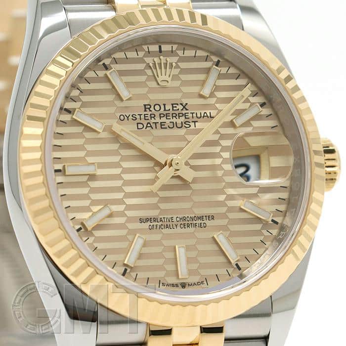 中古)ROLEX ロレックス デイトジャスト 36 126233 シャンパン