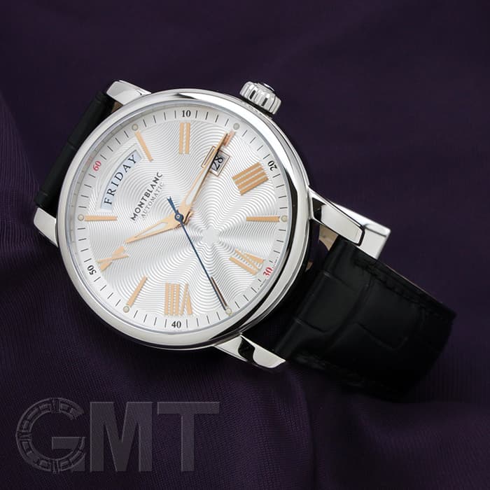 新品)MONTBLANC モンブラン 4810 デイデイト 114853 シルバー（商品ID
