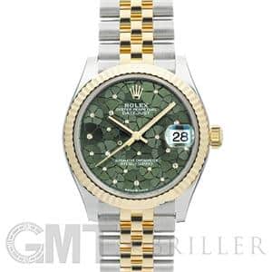 ROLEX ロレックス デイトジャスト 278273 オリーブグリーン フローラルモチーフ ジュビリーブレスレット メイン