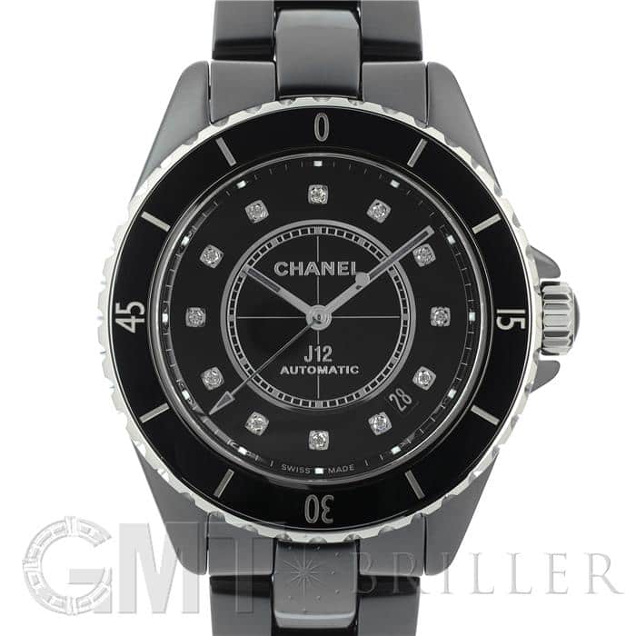 新品)CHANEL シャネル J12 H5702 ブラック セラミック 38mm（商品ID