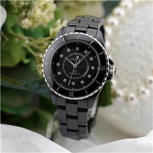 新品)CHANEL シャネル J12 33mm ブラックセラミック