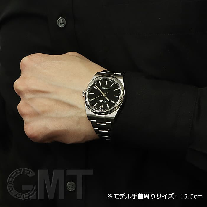 中古)ROLEX ロレックス オイスターパーペチュアル 39 114300 ブラック