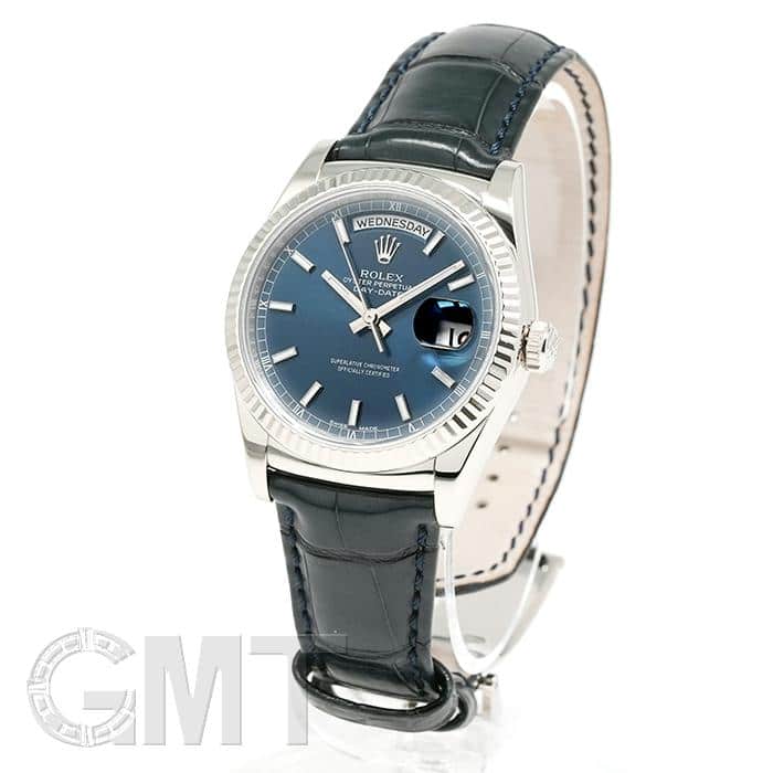 中古)ROLEX ロレックス デイデイト 118139 ブルー（商品ID