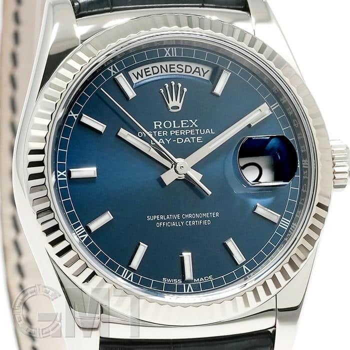 中古)ROLEX ロレックス デイデイト 118139 ブルー（商品ID