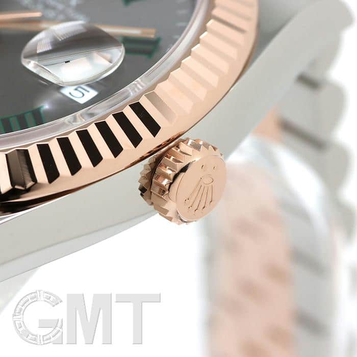 中古)ROLEX ロレックス デイトジャスト 41 126331 グレー/グリーン