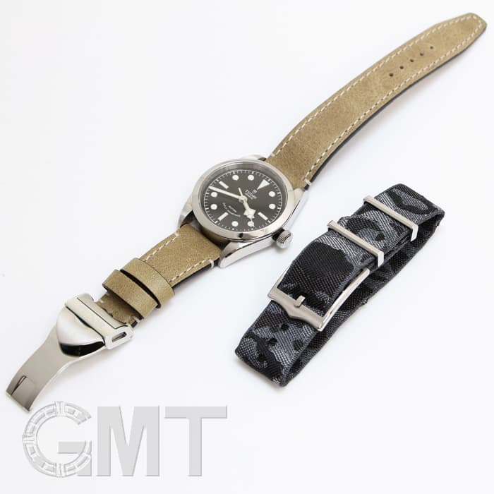 新品)TUDOR チューダー ヘリテージブラックベイ 36 79500 レザー