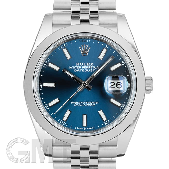 未使用)ROLEX ロレックス デイトジャスト 41 126300 ブルー ジュビリー