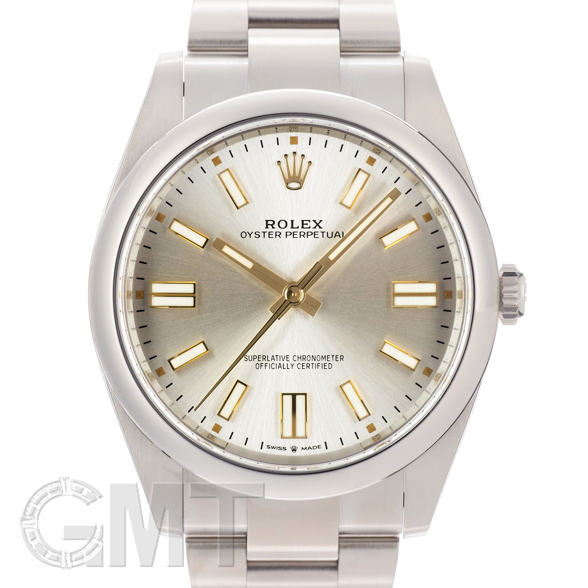 中古)ROLEX ロレックス オイスターパーペチュアル 41 124300 シルバー