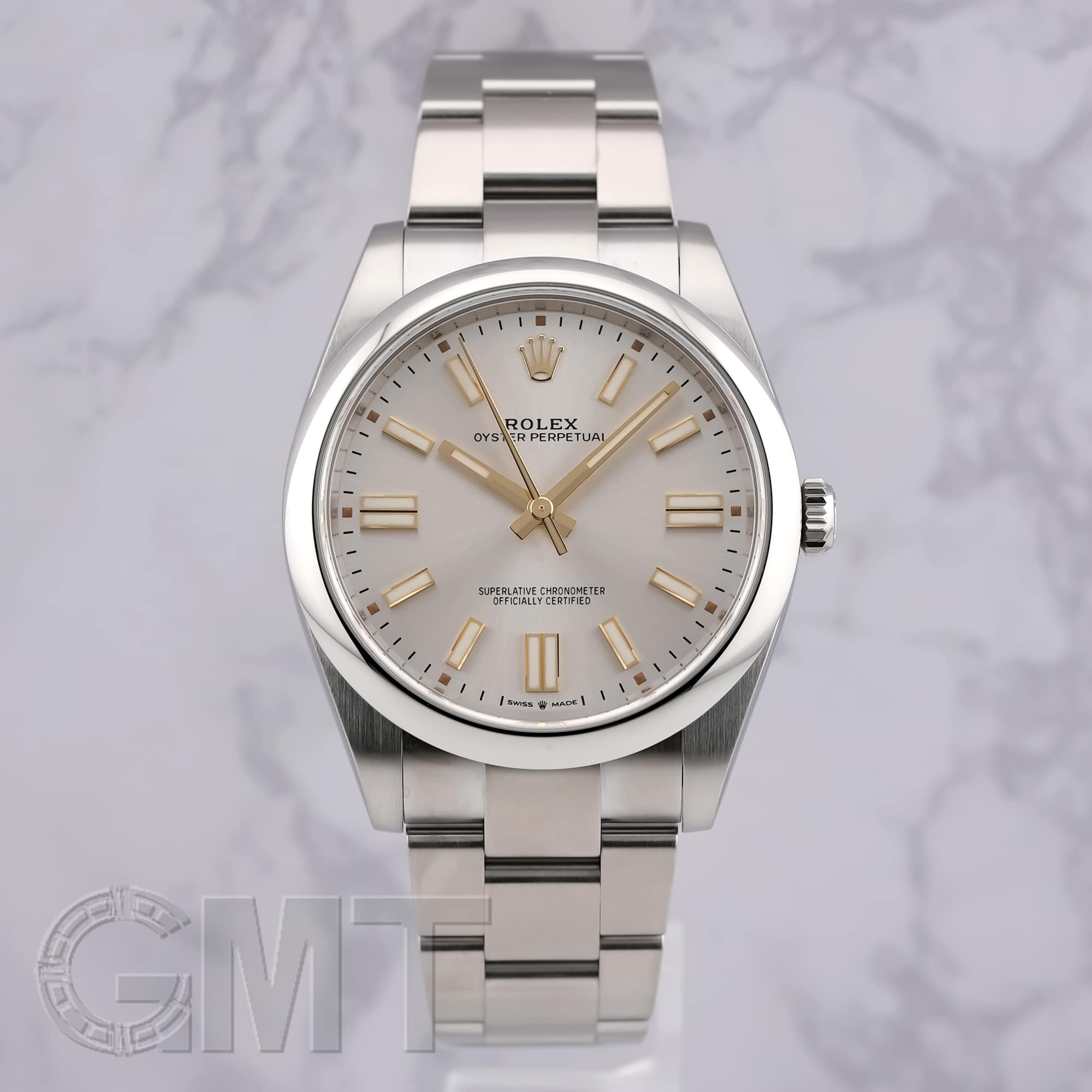 中古)ROLEX ロレックス オイスターパーペチュアル 41 124300 シルバー