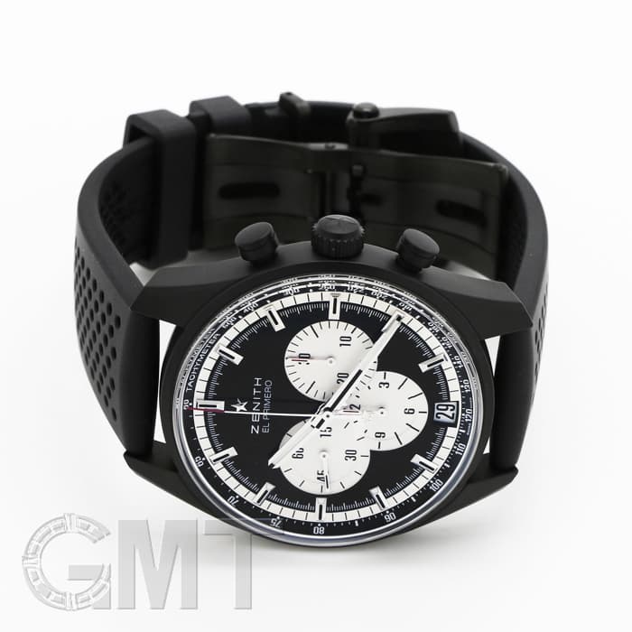 新品)ZENITH ゼニス クロノマスター ブラック 42mm ラバー 新品)ZENITH ゼニス クロノマスター ブラック 42mm ラバー