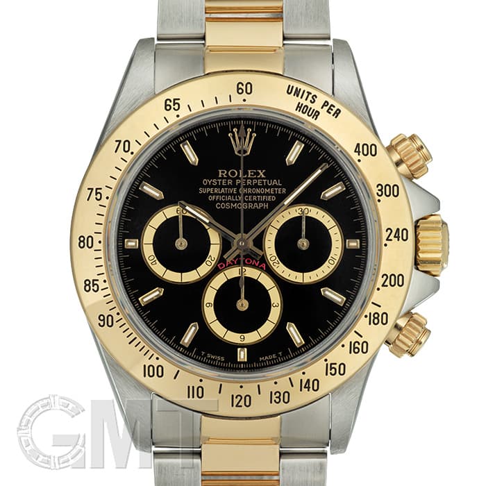 【Ngt】　　ロレックスデイトナ　ゴールド×ブラック 中古)ROLEX ロレックス デイトナ デイトナ 16523 ブラック W番（商品ID