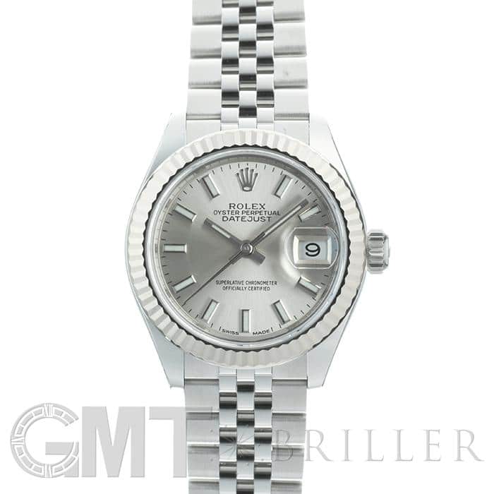 中古 ロレックス ROLEX 279160 ランダムシリアル シルバー レディース 腕時計 ROLEX - 中古 ロレックス ROLEX 279160 ランダムシリアル グレー