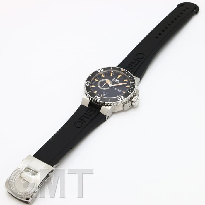 新品)ORIS オリス アクイス スモールセコンド デイト ブラック