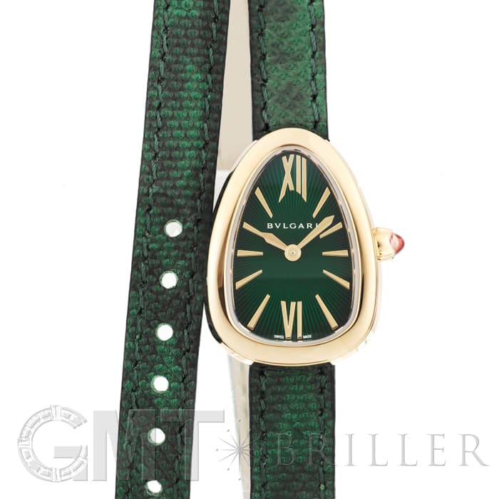 新品)BVLGARI ブルガリ セルペンティ SPP27C4PGL グリーン PG（商品ID