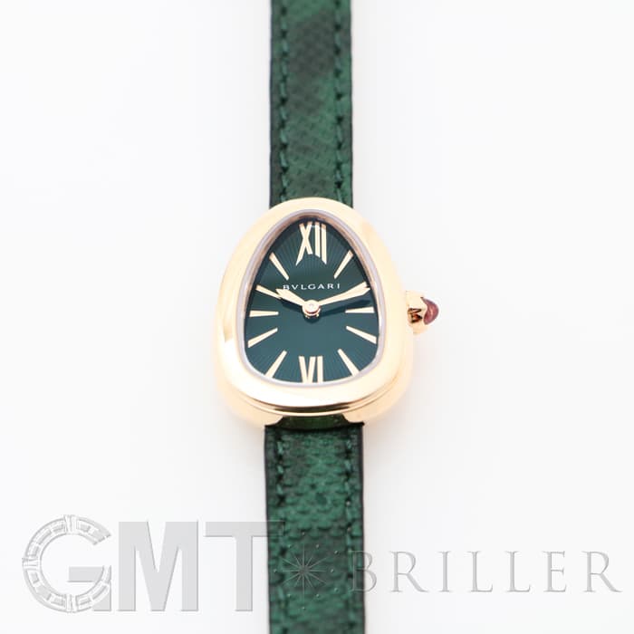 新品)BVLGARI ブルガリ セルペンティ SPP27C4PGL グリーン PG（商品ID