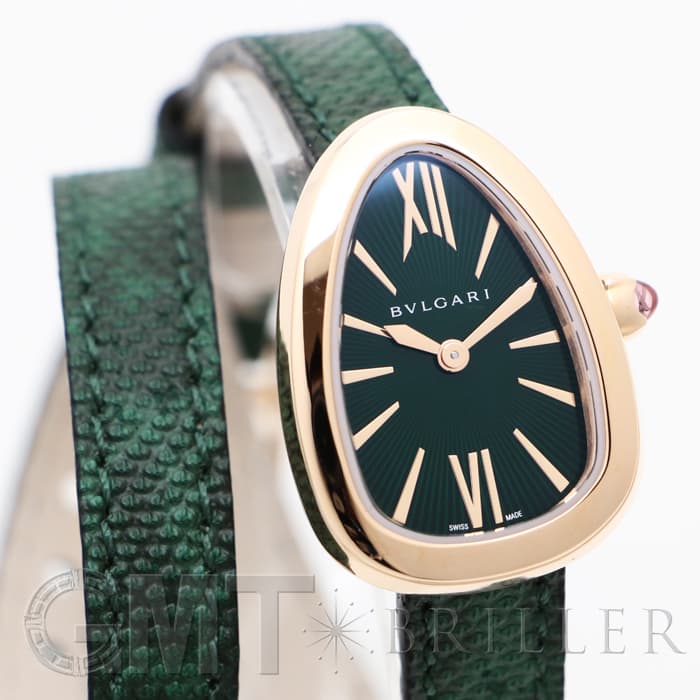 新品)BVLGARI ブルガリ セルペンティ SPP27C4PGL グリーン PG（商品ID